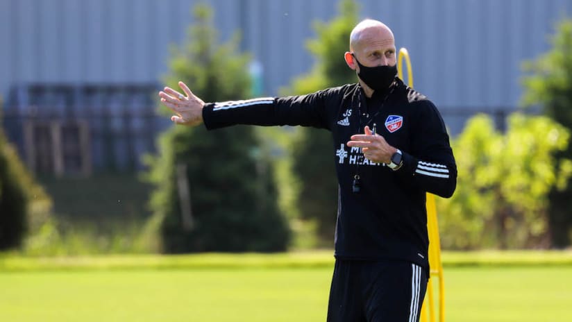 Jaap Stam's first day at FC Cincinnati training