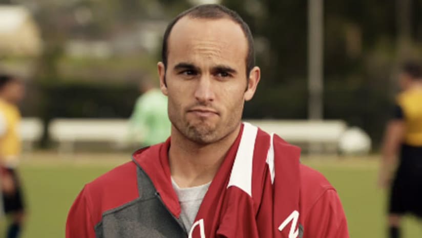 Landon Donovan in a Wells Fargo commercial