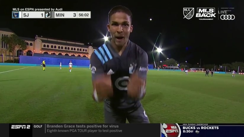 GOAL: Luis Amarilla, Minnesota United FC - 56th minute