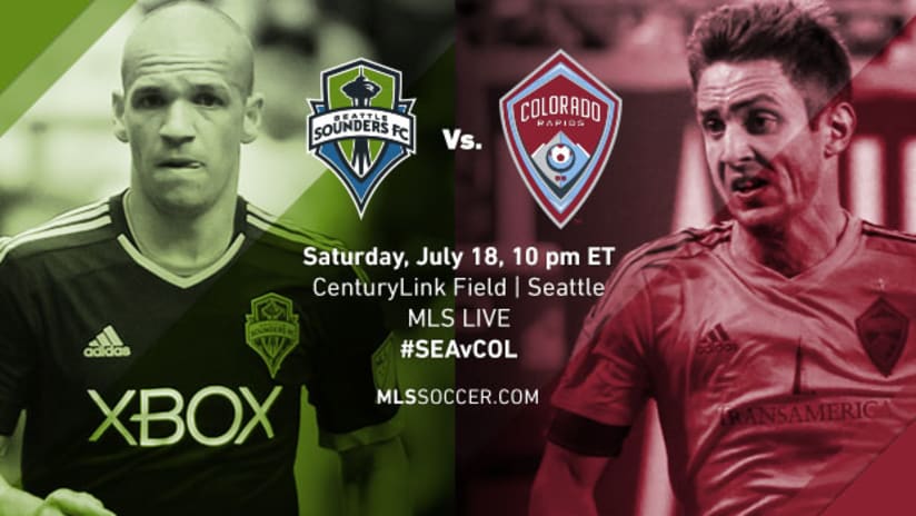 Seattle Sounders vs. Colorado Rapids, July 18, 2015