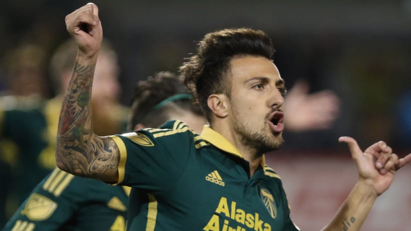 Maximiliano Urruti - Portland Timbers - Celebrate