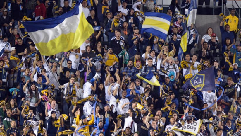 LA Galaxy fans, supporters vs. Club Tijuana