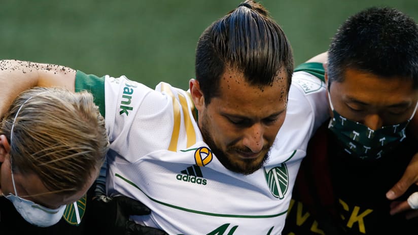Sebastian Blanco - injury - carried off field