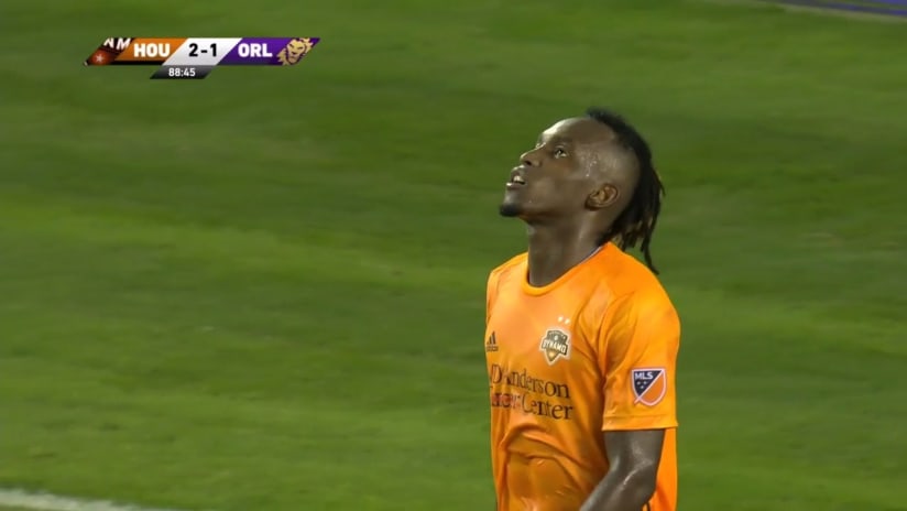 SHOT: Alberth Elis chips one high 