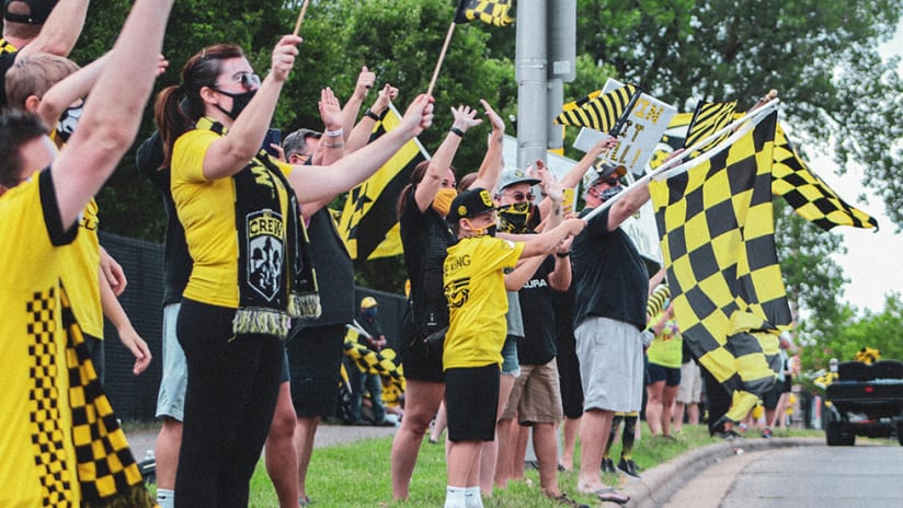 Columbus Crew - Nordecke - send-off