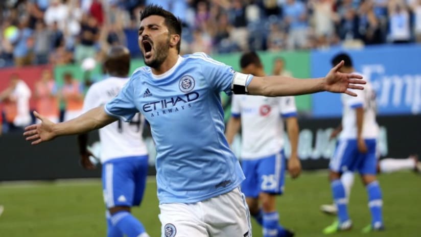 New York City FC's David Villa named MLS Player of the Week after masterful outing vs. Montreal Impact