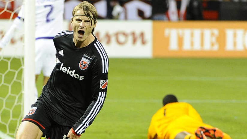 Chris Rolfe - D.C. United - Celebration