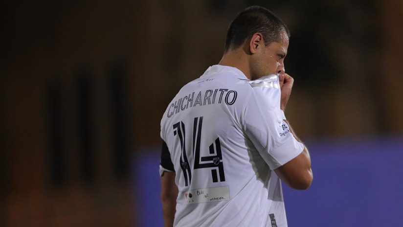 Javier Hernandez - LA Galaxy - grimmace