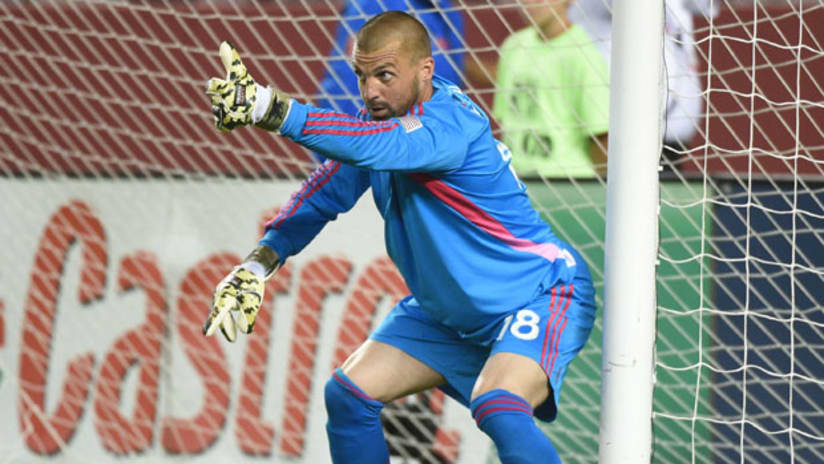 San Jose Earthquakes goalkeeper Jon Busch