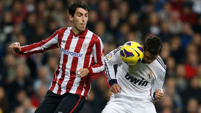 Andoni Iraola with Athletic Bilbao