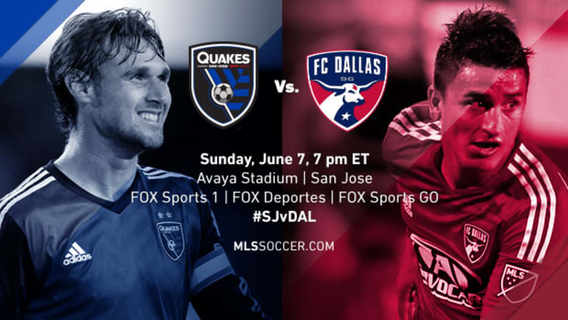 San Jose Earthquakes vs. FC Dallas, June 7, 2015