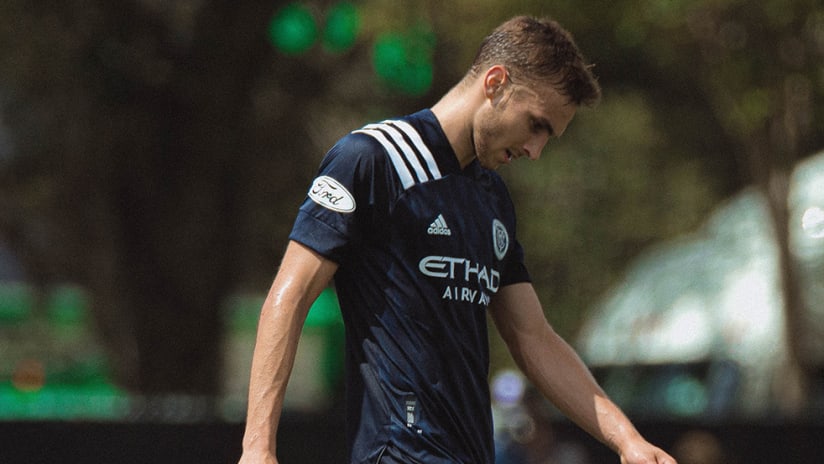 James Sands - NYCFC - downward look