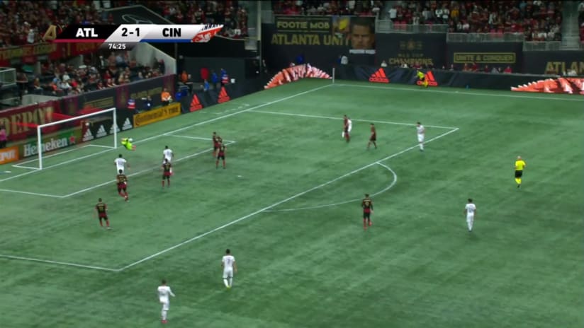 SAVE: Brad Guzan dives to deny Adrien Regattin