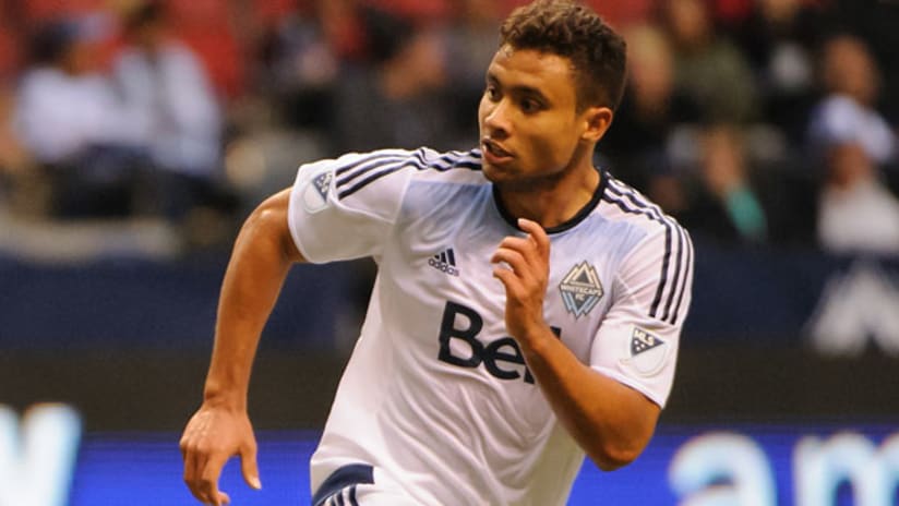 Kianz Froese closeup, Vancouver Whitecaps