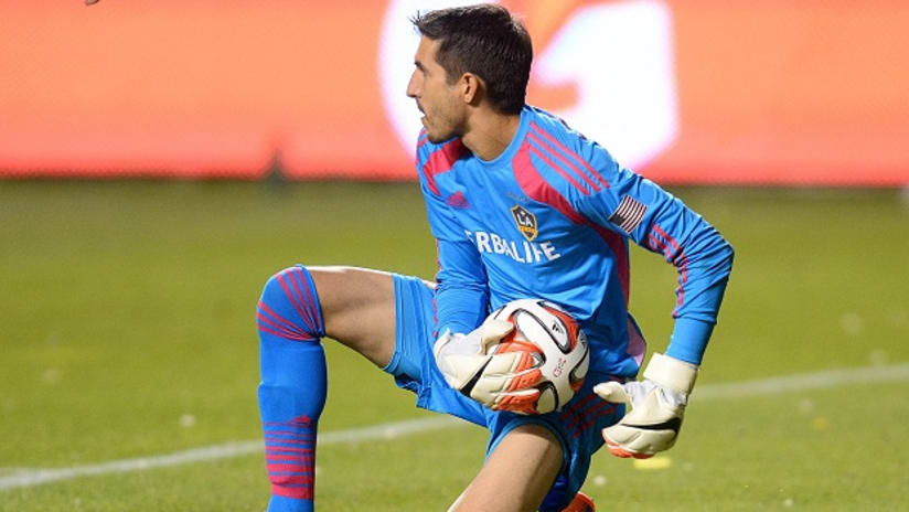 LA Galaxy keeper Jaime Penedo v. Real Salt Lake