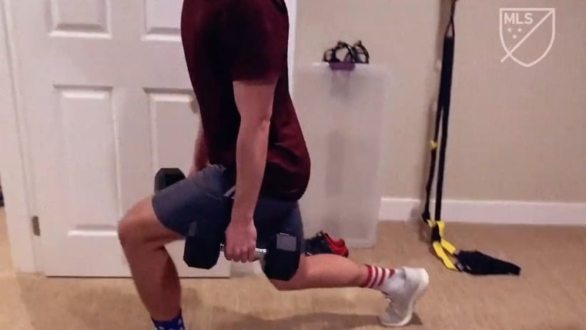 MLS players show off how they're staying fit from home