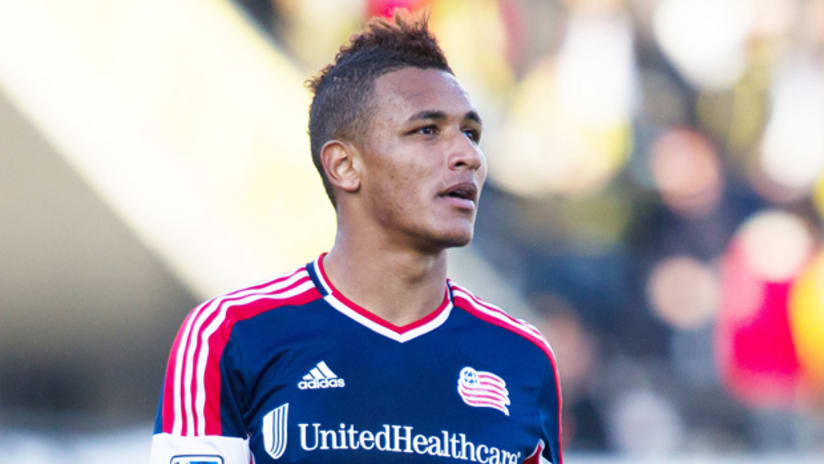 Juan Agudelo looks up to the horizon