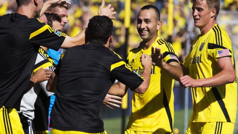 Justin Meram, Columbus Crew