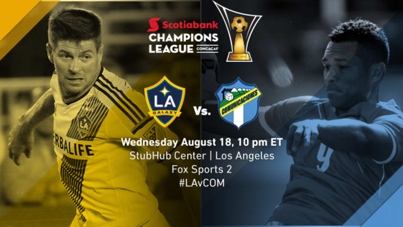 LA Galaxy vs Comunicaciones August 18, 2015