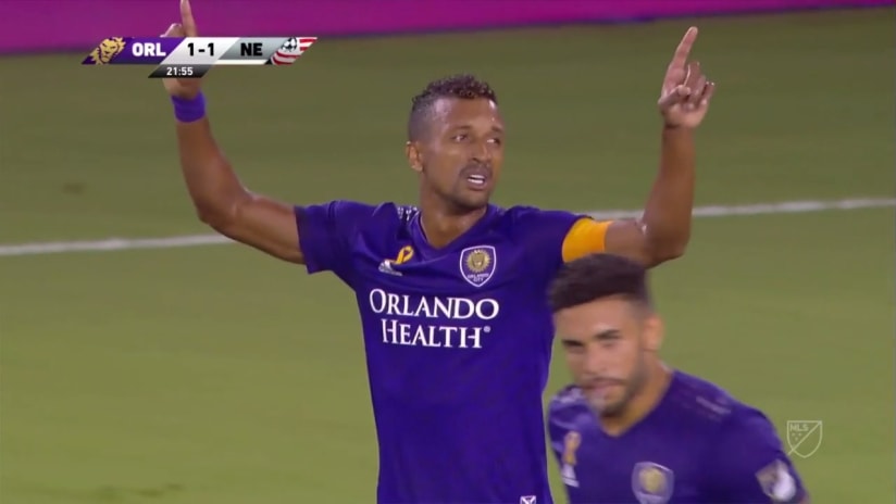 GOAL: Nani’s glancing header finds the bottom corner to level the score