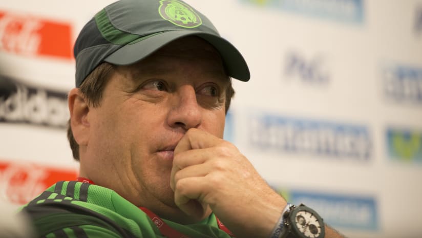 Miguel Herrera reflecting, Mexico