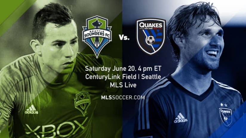 Seattle Sounders vs. San Jose Earthquakes, June 20, 2015