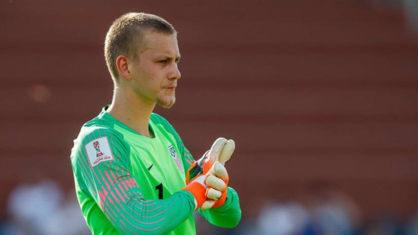 Brady Scott with US U-20s - Nashville SC