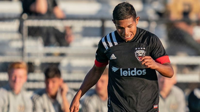 Edison Flores - D.C. United - scrimmage