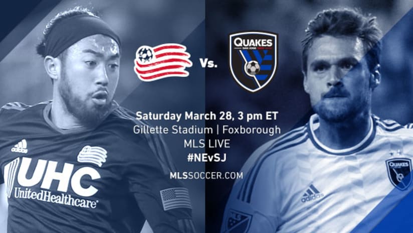 New England Revolution vs. San Jose Earthquakes, March 28, 2015