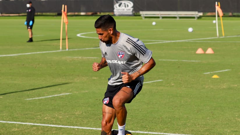 Franco Jara - FC Dallas - in training