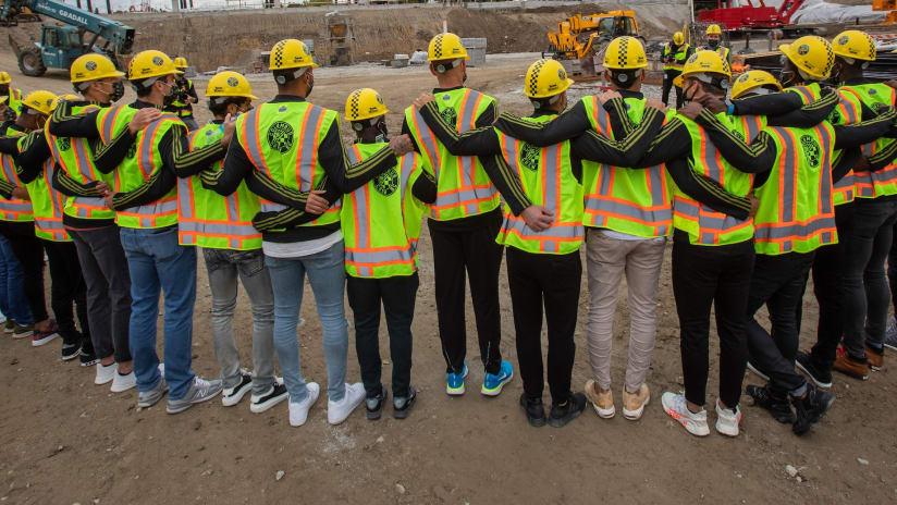 Columbus Crew SC - Stadium Visit - Players on field