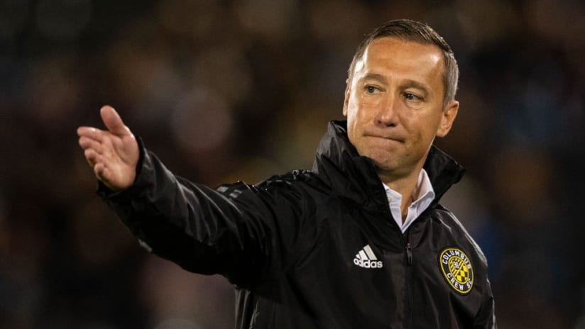 Caleb Porter - jacket pointing