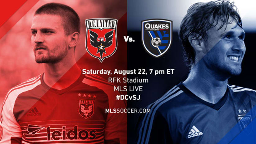 DC United vs. San Jose Earthquakes, August 22, 2015