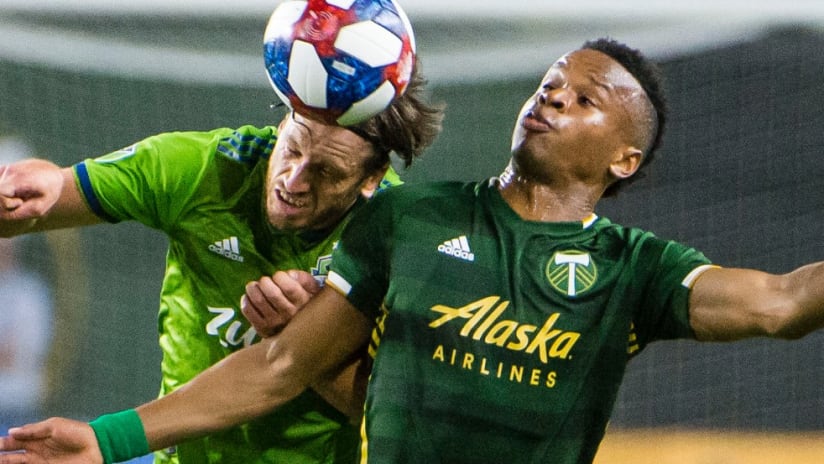 Portland Timbers - Seattle Sounders - Jeremy Ebobisse Gustav Svensson