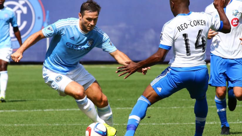 Frank Lampard makes his NYCFC debut vs. the Montreal Impact