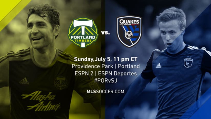 Portland Timbers vs. San Jose Earthquakes, July 5, 2015