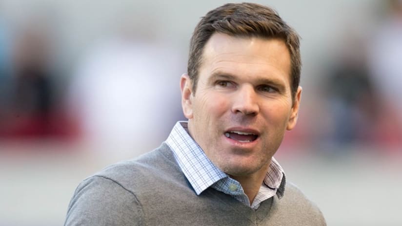 Toronto FC's Greg Vanney looks upset