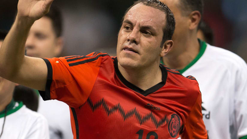 Cuauhtemoc Blanco in his farewell game