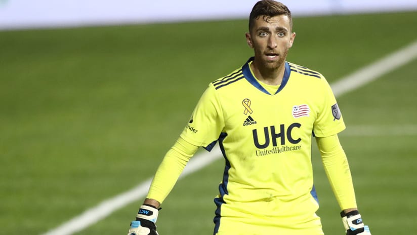 Matt Turner - New England Revolution - watching ball