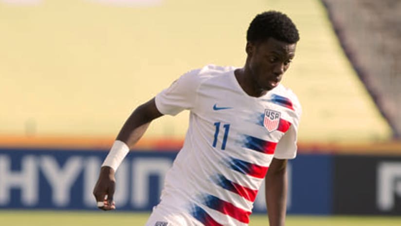 Tim Weah - US Under-20s - Close up