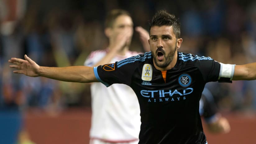 David Villa - Celebrating