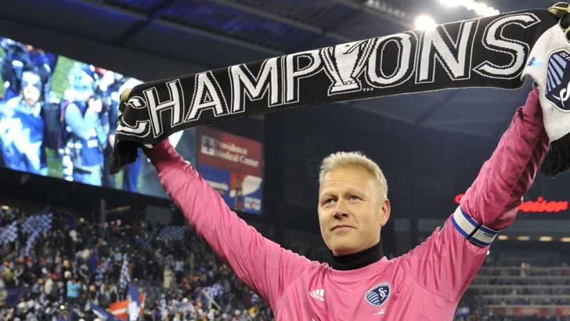 Jimmy Nielsen - Sporting Kansas City - Title celebration