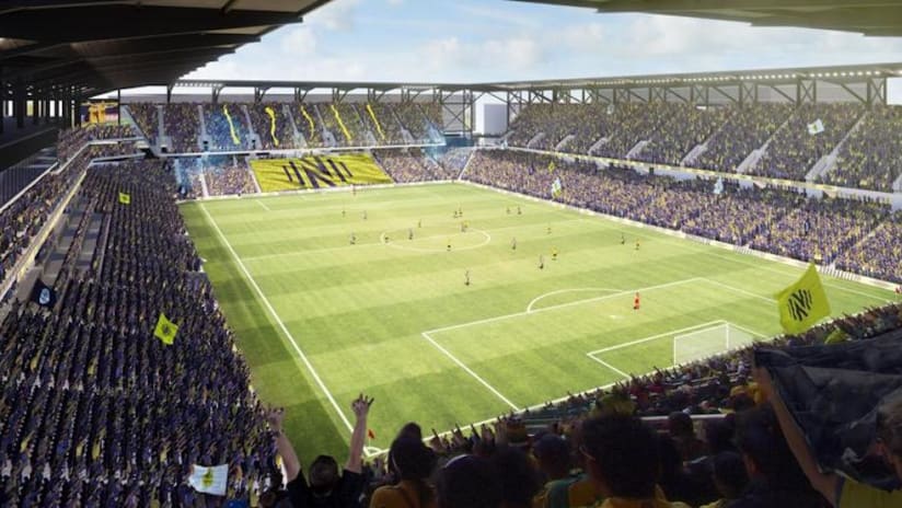 Nashville SC stadium rendering