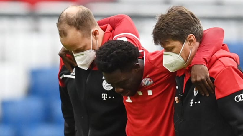 Alphonso Davies ankle injury