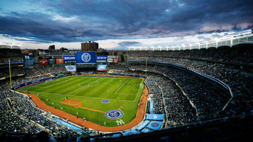 NYCFC at Yankee Stadium rendering