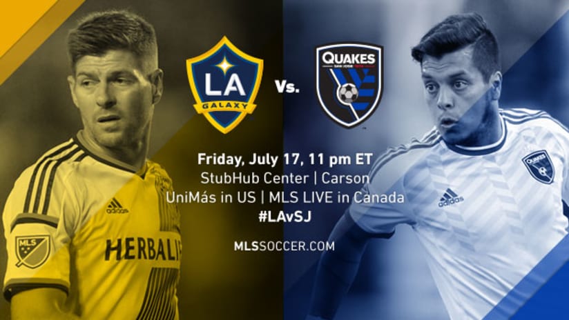 LA Galaxy vs. San Jose Earthquakes, July 17, 2015