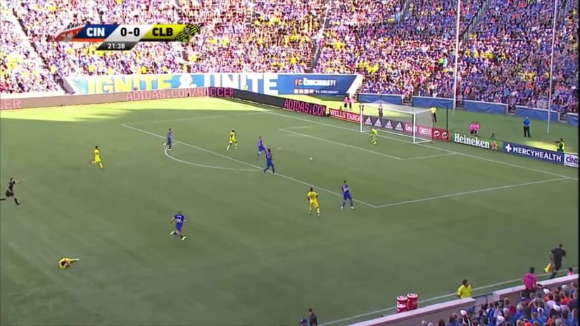 Pedro Miguel Martins Santos 2nd Assist vs. Cincinnati