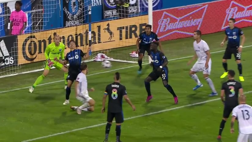 PK FOUL: Ken Krolicki whistled for a handball