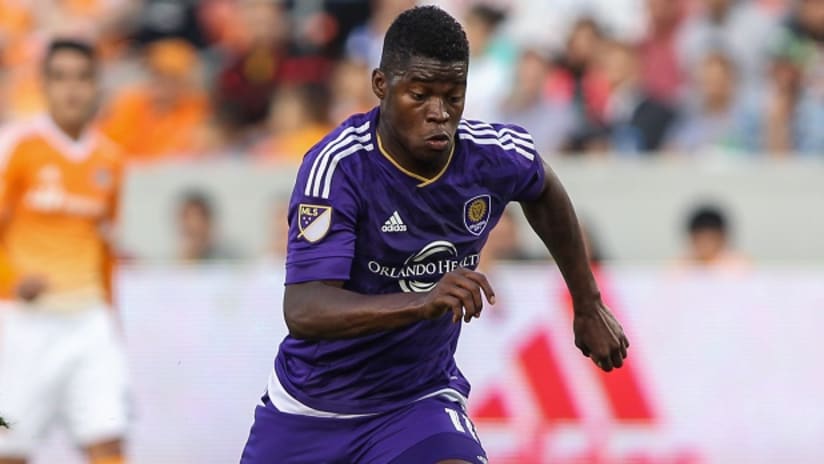 Carlos Rivas in action for Orlando City SC