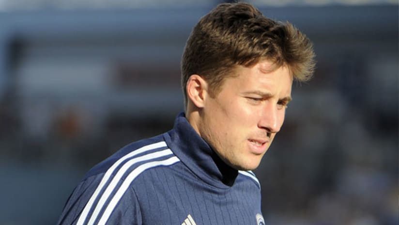 Matt Besler closeup, SKC